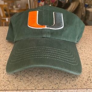 Green Miami Hurricanes 47 Franchise Hat - Size XL
